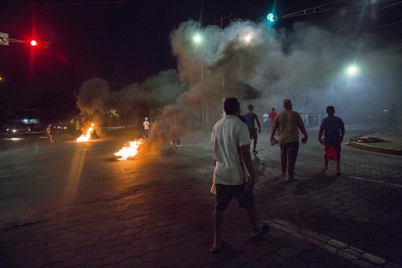 Protesty w Nikaragui/Jorge Torres /PAP