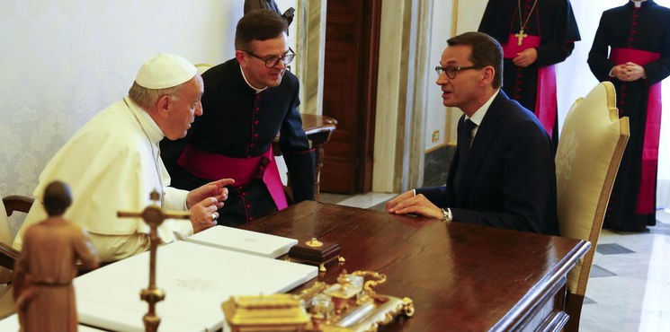 O czym rozmawiał premier Morawiecki z papieżem?